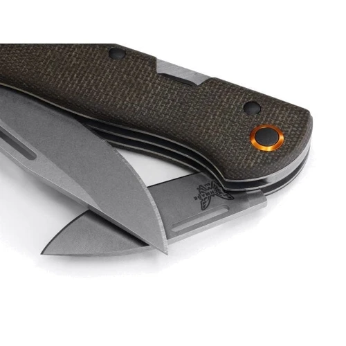 Нож Benchmade Weekender 2 клинка олива (317-1) фото 7