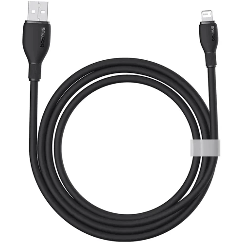 Кабель Baseus USB Cable to Lightning Pudding Series Fast Charging 2.4A 2m Black (P10355700111-01) фото 5