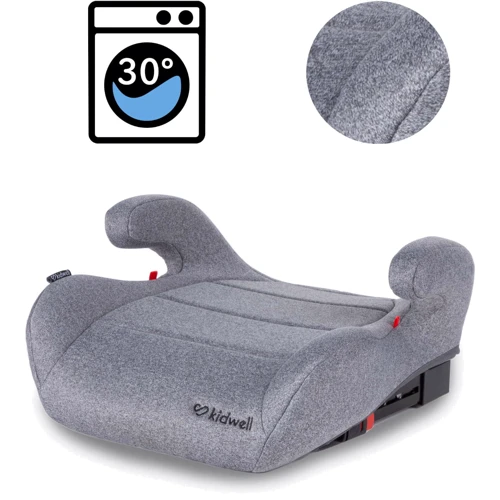 Бустер Kidwell BAXTER Isofix 15-36 кг Grey: Внутренние ремни нет