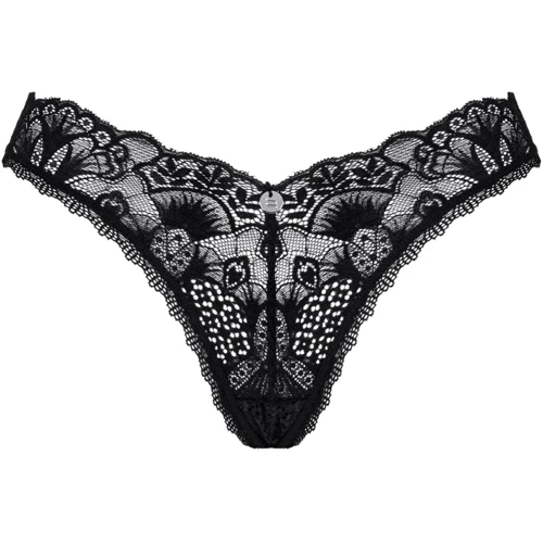 Кружевные стринги Obsessive Donna Dream thong M/L Black