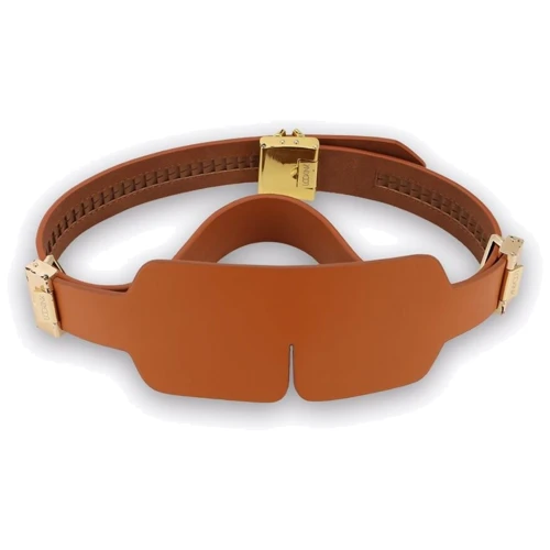 БДСМ-набор LOCKINK Teasing & Impact-Play Brown Set
