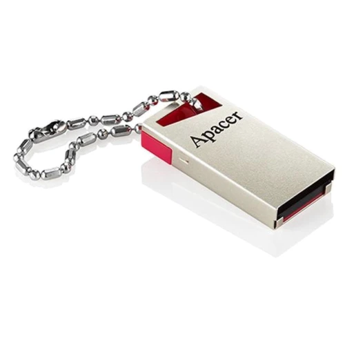 USB-флешка Apacer AH112 64GB USB 2.0 Red (AP64GAH112R-1): Вага 2,5 г