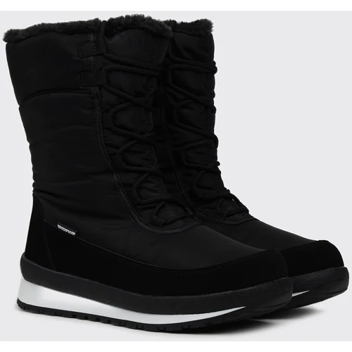 Дутики CMP Harma Wmn Snow Boot WP (39Q4976-U901) 35 (36) чорні натуральна замша зима фото 1