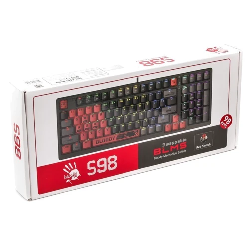 Клавіатура Bloody S98 Sports Red фото 9