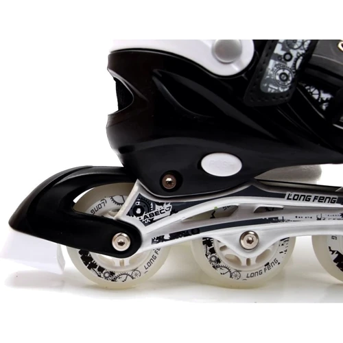 Ролики Scale Sports. Black (размер 38-41) 2069914823-L: Расположение колес in-line с возможностью перестановки