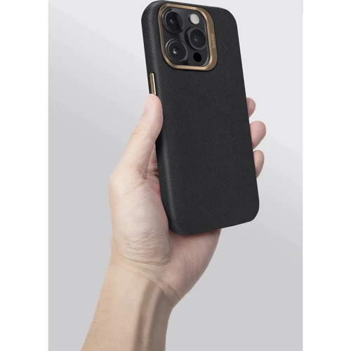 Чехол для iPhone LAUT PRESTIGE MagSafe Black (L_IP23D_PR_BK) for iPhone 15 Pro Max фото 9
