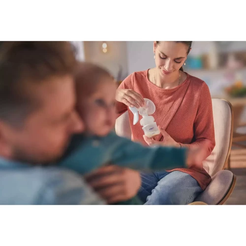 Ручной молокоотсос Philips AVENT с контейнерами для хранения грудного молока (3 шт) SCF430/13 фото 5