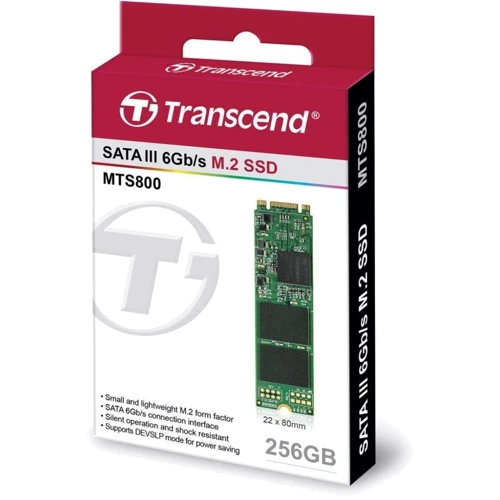 Transcend 256GB TS256GMTS800: Интерфейс подключения M.2