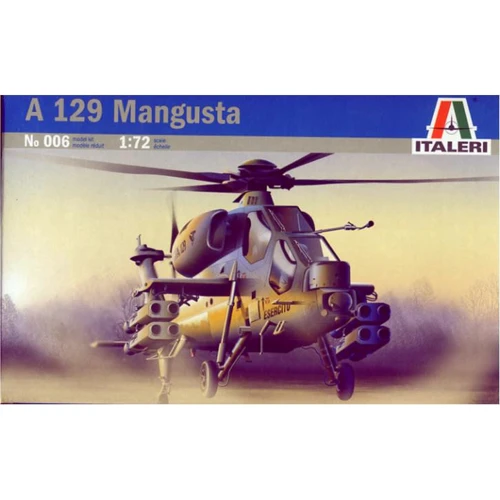 Ударный вертолет ITALERI A - 129 Mangusta IT0006