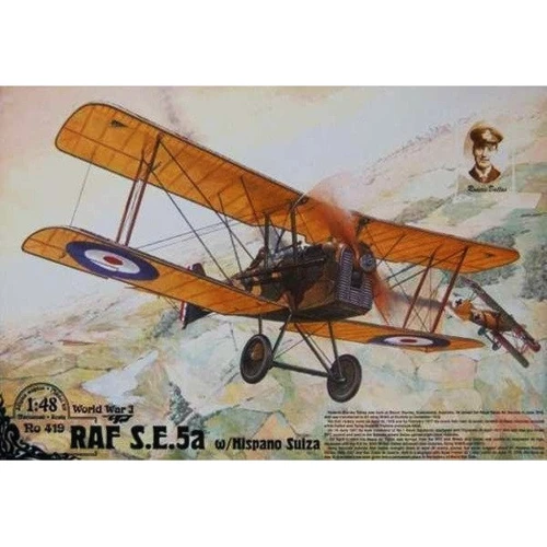 Модель Roden Британський винищувач-біплан RAF S.E.5a w/Hispano Suiza (RN419)