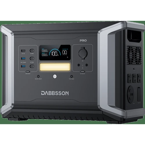 Зарядная станция Dabbsson DBS2100 Pro 2150Wh 2400W: Выходы потребителей Автоприкуриватель, USB-C, USB-A, 220V