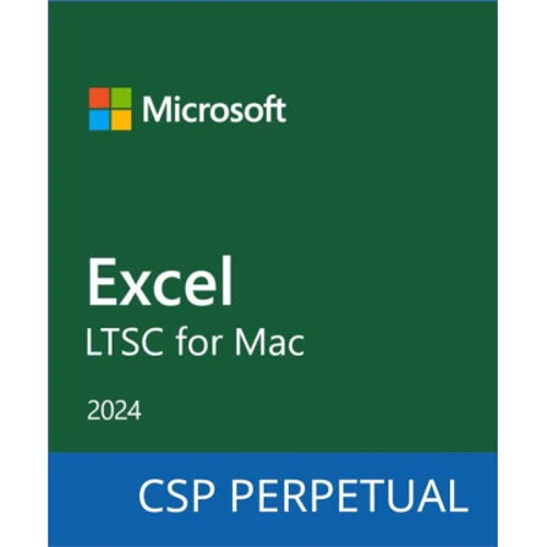 Microsoft Excel LTSC для Mac 2024 Commercial Software, Perpetual (DG7GMGF0PN5G_0001)