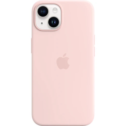 Чехол для iPhone Apple iPhone 14 Silicone Case with MagSafe - Chalk Pink (MW5V3ZE/A)