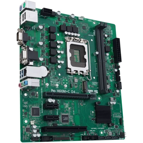 ASUS PRO H610M-CT D4-CSM: Разъемы на плате SATA 3.0, M.2, USB 3.2 Gen 1, USB 2.0