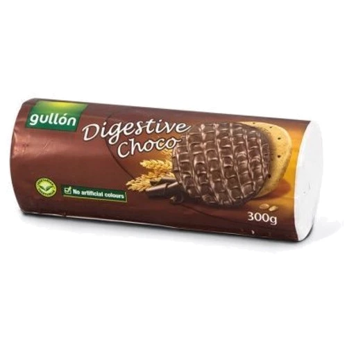 Печеньe Gullon Digestive, з шоколадом, 300 г (WT3562)