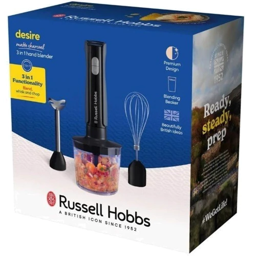 Блендер Russell Hobbs 27141-56 Matte Charcoal: Функции Колка льда, Смешивание, Измельчение, Взбивание