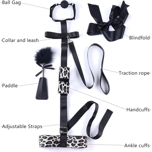 БДСМ-набор LOCKINK YEAHWOW Armbinder Restraint Set Black
