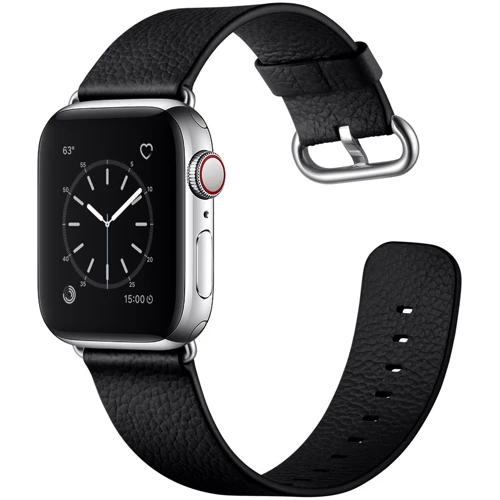 Аксесуар для Watch Top Genuine Lici Leather Watch Band Orange (BLAP181270) для Apple Watch 38/40/41mm: Сумісність Apple Watch 45mm, Apple Watch 44mm, Apple Watch 42mm