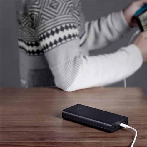 Внешний аккумулятор Xiaomi ZMI Power Bank Aura 20000mAh USB-C 27W Black (QB822): Выходное напряжение, В 15