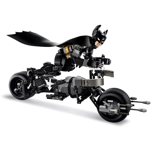 Конструктор LEGO Batman Фігурка Бетмена для складання та бетцикл 713 деталей (76273): Рекомендований вік 12+
