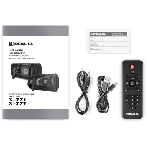 Акустика REAL-EL X-771 Black фото 10