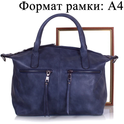 Женская сумка саквояж Amelie Galanti темно-синяя (A991225-blue): Пол Женский