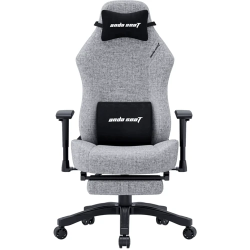 Кресло игровое Anda Seat Luna Pro Gray Fabric Size L (AD18T-44-G-F)