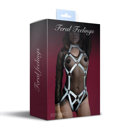 Сбруя боди Feral Feelings Body Harness White