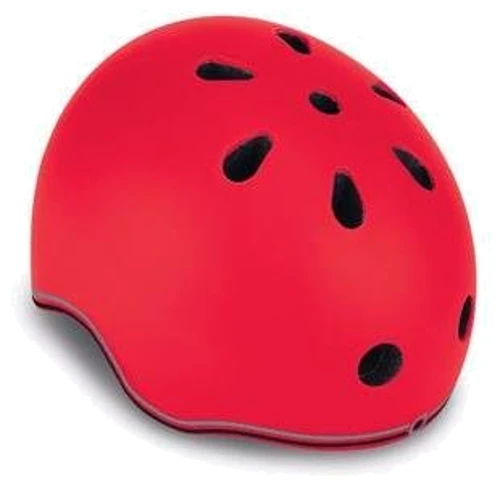 Шлем защитный детский GLOBBER EVO LIGHTS, красный, с фонариком, 45-51см (XXS/XS): Размер ХХS