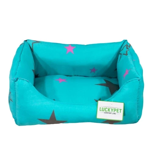 Лежак Lucky Pet Рей №2 Бирюзовый 40x50x22 см (212531): Материал Текстиль