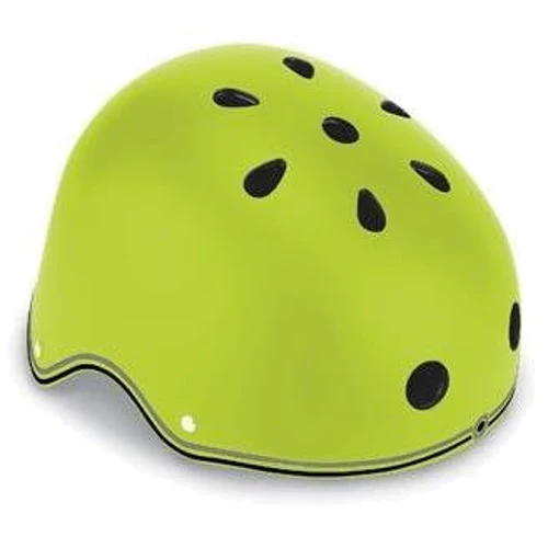 Шолом захисний дитячий GLOBBER, зелений, з ліхтариком, 48-53см (XS / S): Колір зелений