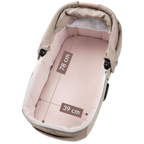 Универсальная коляска 3в1 Peg-Perego Veloce Mon Amour SLK (PACK-VEL31SLK00001): Ширина шасси 51 см