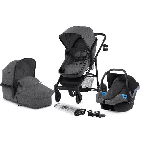 Универсальная коляска 3 в 1 Kinderkraft Juli Gray (KKWJULIGRY3000)