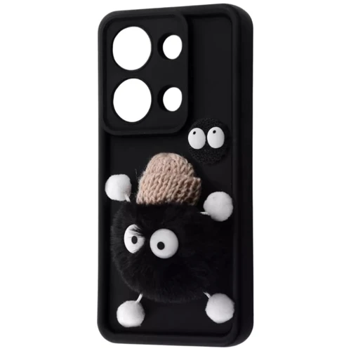 Чехол для телефонов Mobile Case Pretty Things Black/Fluffy Black for Xiaomi Redmi Note 13 Pro 4G / Poco M6 Pro 4G
