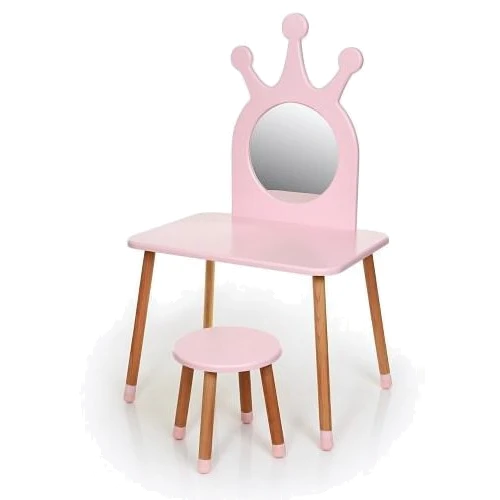 Дитяче трюмо Bambi 03-01PINK зі стільчиком