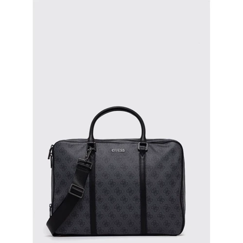 Мужская сумка мессенджер Guess Vezzola Work Bag черная (HMVEZLP1314-DAB)