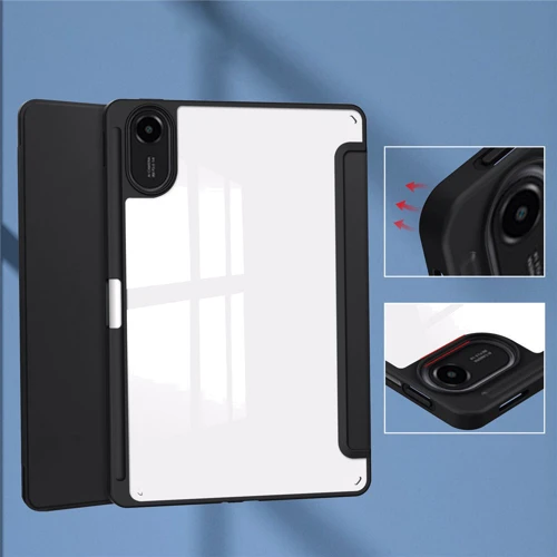 Аксесуар для планшетних ПК BeCover Soft Edge TPU з Pencil Mount Black для Xiaomi Redmi Pad 2 (713656)