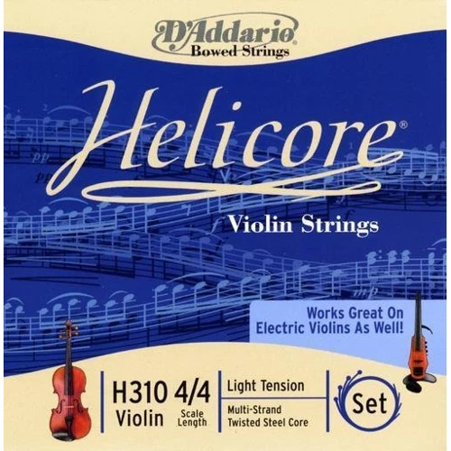 Струни D`ADDARIO H310 4 / 4L HELICORE 4 / 4L: Призначення Для скрипки