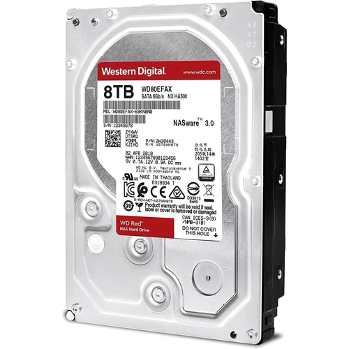 Внутренний жесткий диск WD Red 8 TB (WD80EFAX): Форм-фактор 3.5"