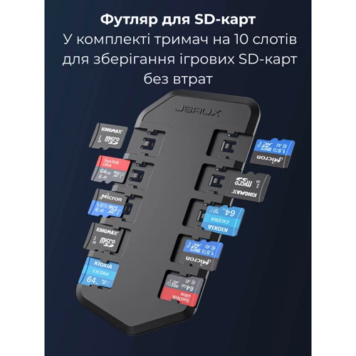 Аксессуар для приставок Сумка-чехол JSAUX для Steam Deck \ OLED, ROG Ally, ROG Ally X, Nintendo Switch \ OLED, PlayStation Portal BG0106X серый фото 8