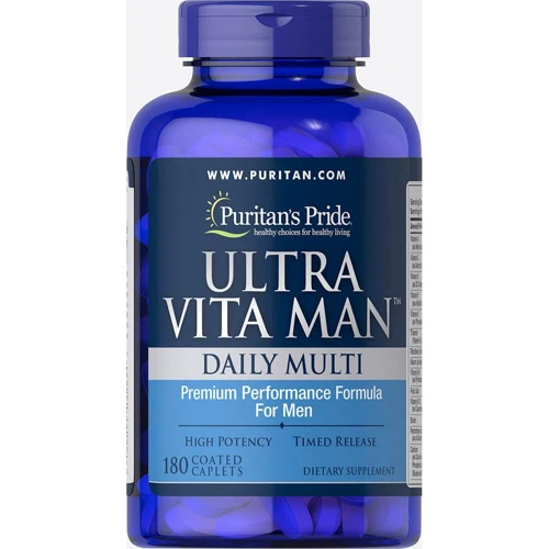 Puritan's Pride Ultra Vita Man Time Release 180 coated caplets Витамины для мужчин