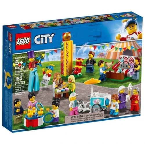 Конструктор LEGO City Комплект минифигурок Весёлая ярмарка (60234): Количество деталей, шт. 183