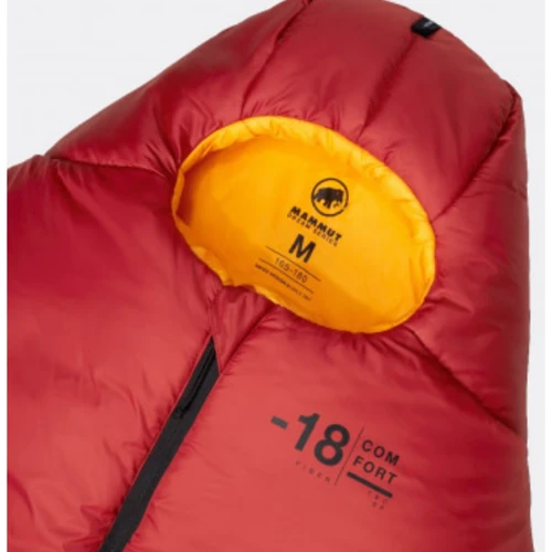 Спальный мешок Mammut (2410-03110) 's Comfort Fiber Bag -18C 2025 BEECH M (7619876375308): Ширина в ногах 60 см