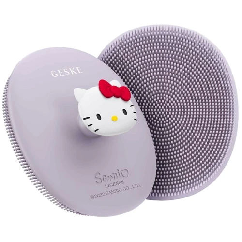Щітка для обличчя GESKE Facial Brush 3 в 1 Hello Kitty Purple з утримувачем (HK000052PU01): Тип Щетка