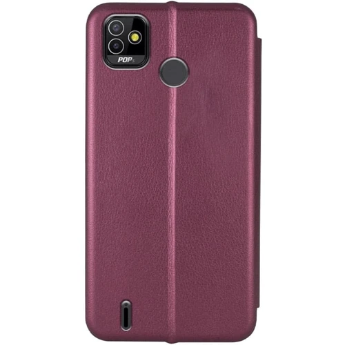 Аксессуар для смартфона Fashion Classy Burgundy for TECNO POP 5: Тип чехол-книжка