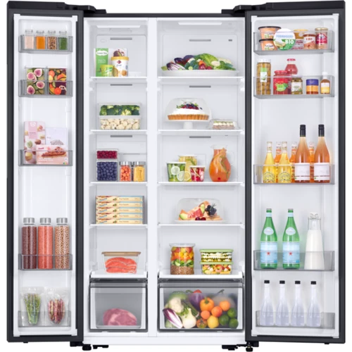 Холодильник Side-by-Side Samsung RS57DG400EB4UA: Объем морозильной камеры, л 193