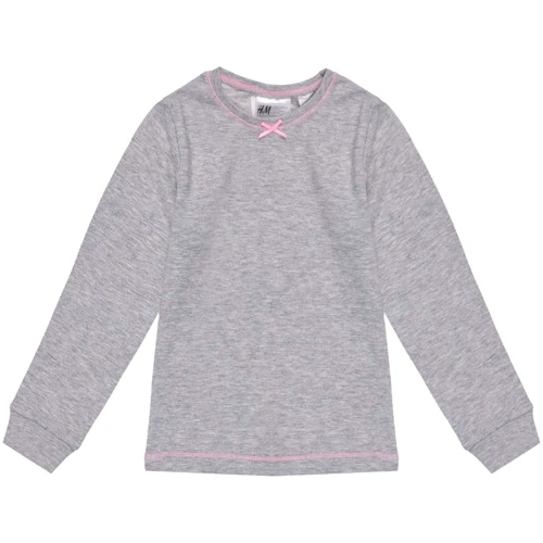 Піжамний лонгслів H & M 454128 110-116 см сірий