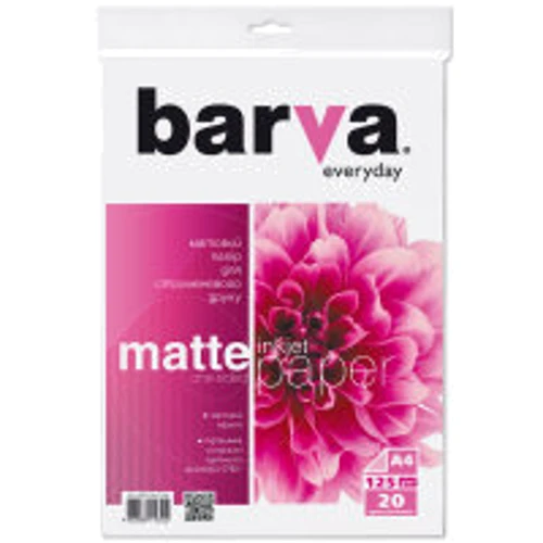 Barva A4 Everyday Matte 125г, 20л (IP-AE125-316): Производитель Barva