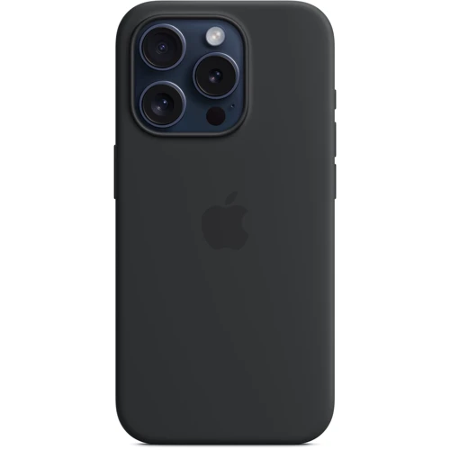 Чехол для iPhone Apple iPhone 15 Pro Silicone Case with MagSafe - Black (MT1A3ZM/A): Цвет черный