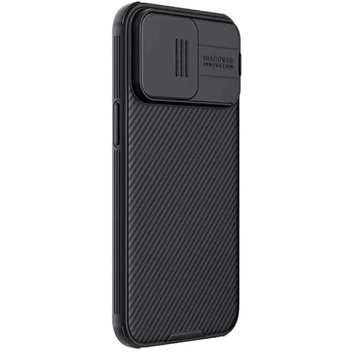 Чехол для iPhone Nillkin CamShield Pro Black for iPhone 15 Pro Max: Материалы Пластик